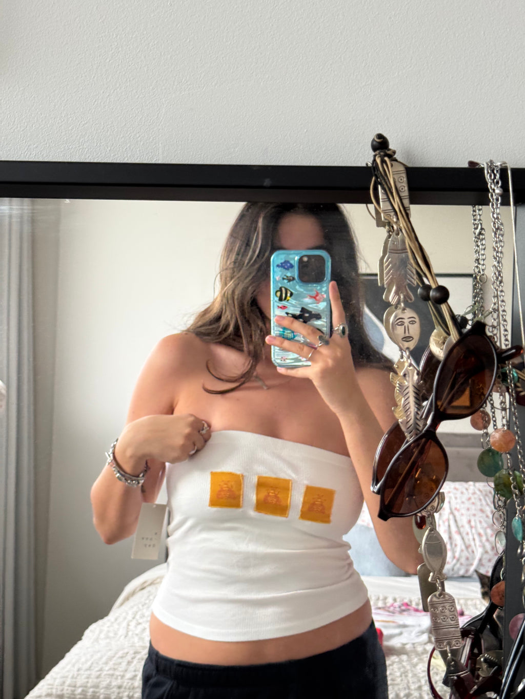 White Save the Bees Top